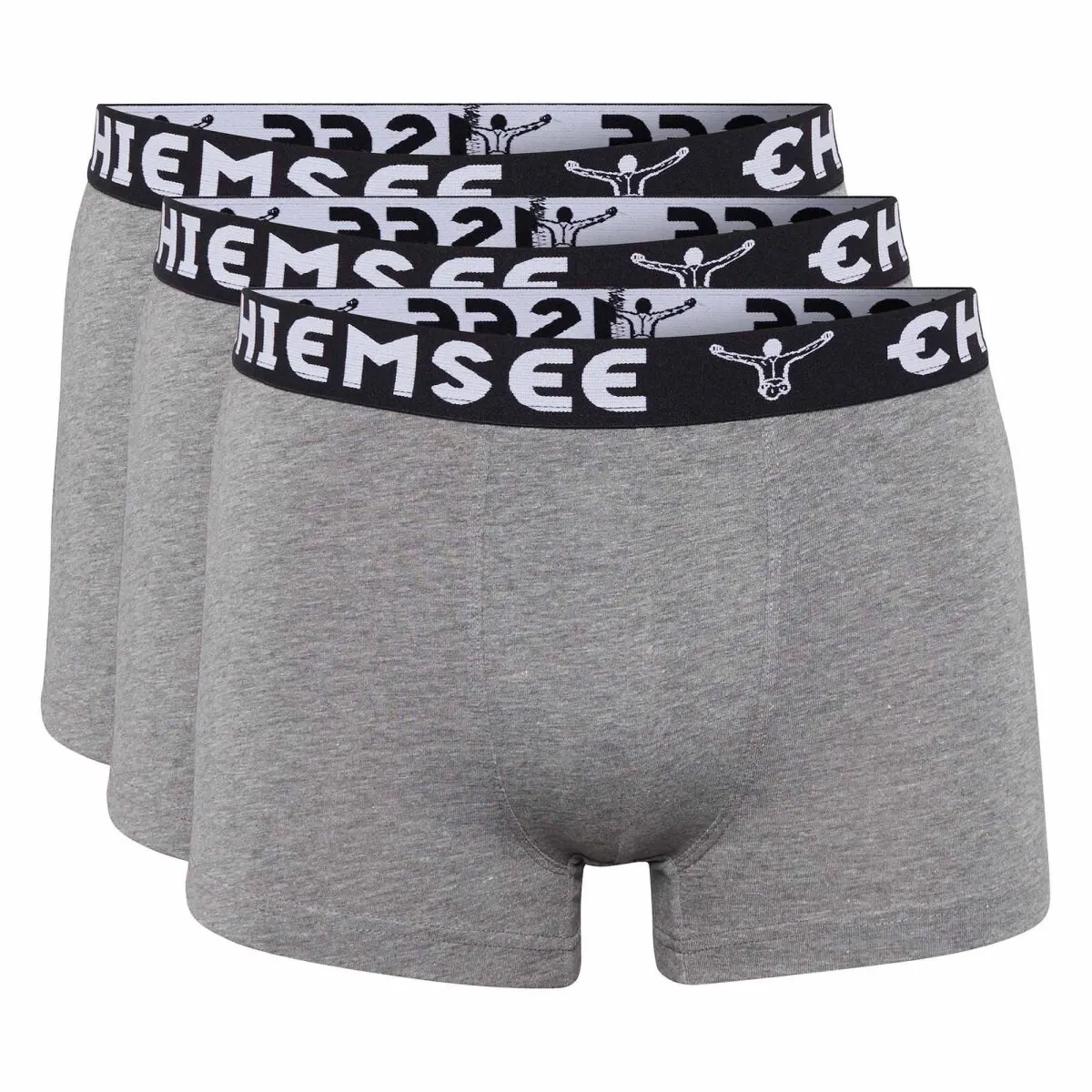 CHIEMSEE Herren Boxershorts, 3er Pack - Shorts, Logobund, einfarbig
