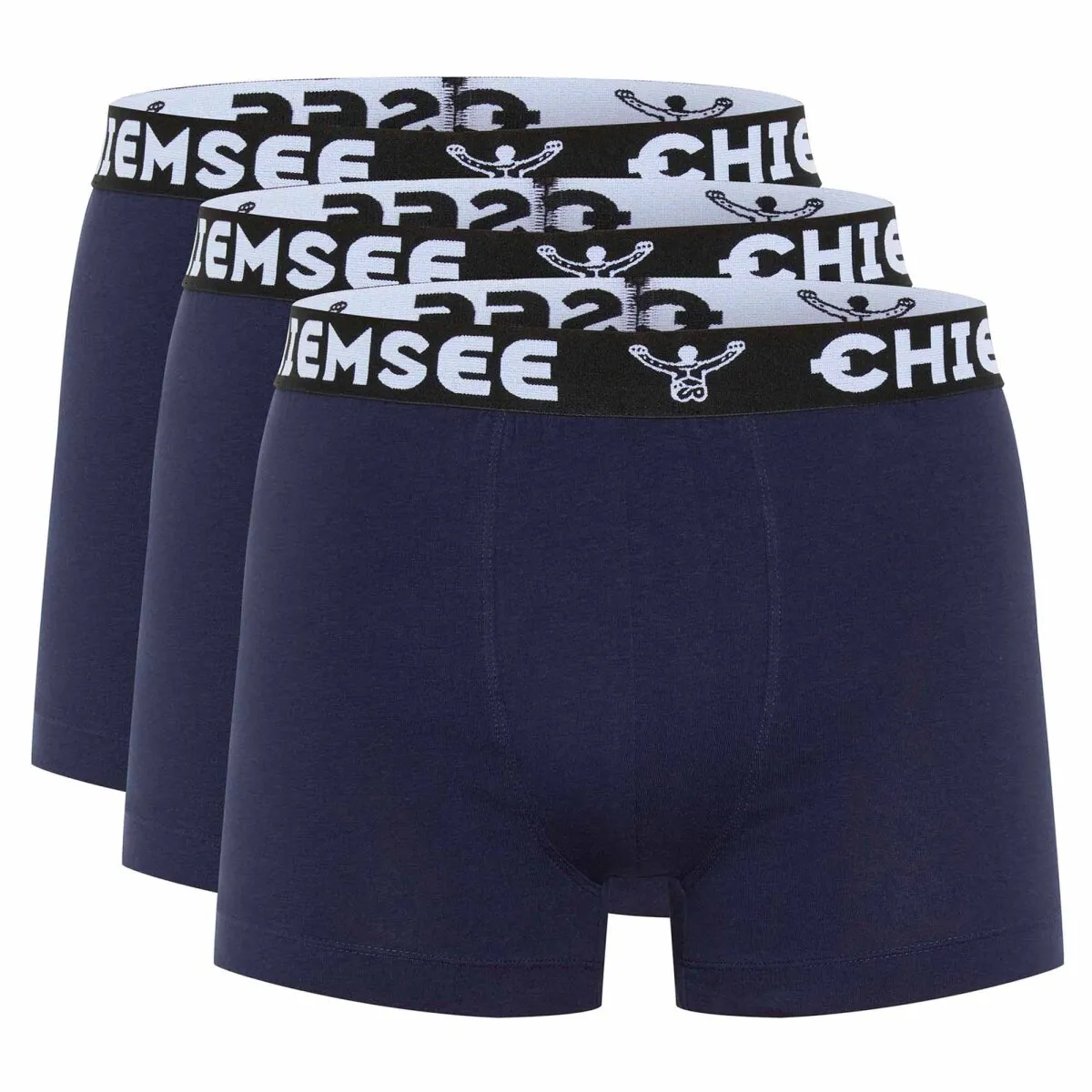 CHIEMSEE Herren Boxershorts, 3er Pack - Shorts, Logobund, einfarbig